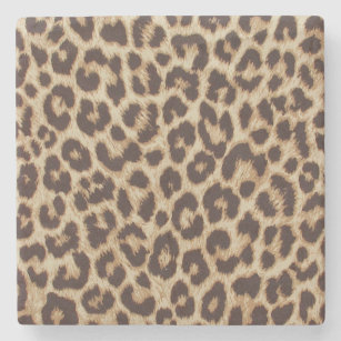 Leopard Print Marble Stone Untersetzer