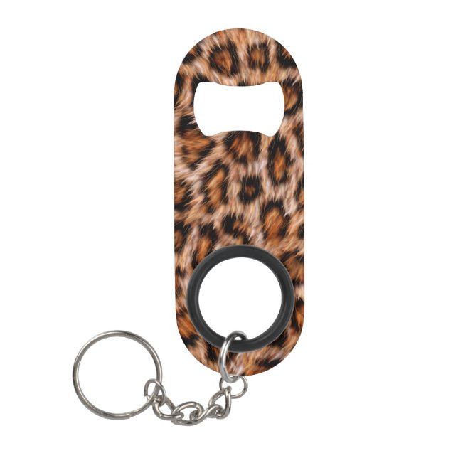 Leopard Print Mini Flaschenöffner (Vorderseite)