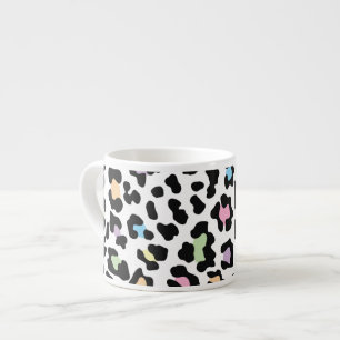 Leopard Print Multi Colors Espressotasse