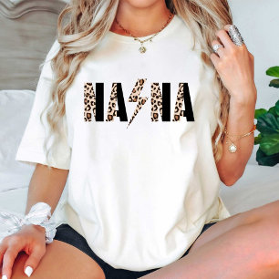 Leopard Print Nana Geburtstag oder Jubiläum Trendy T-Shirt