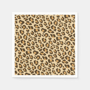 Leopard Print Napkins Serviette