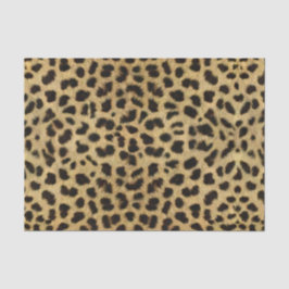 Leopard Print Natural Seidenpapier