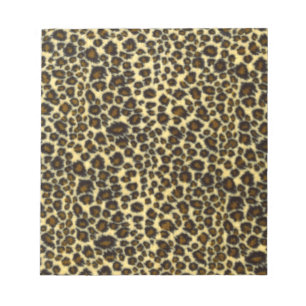 Leopard Print Notepad Notizblock