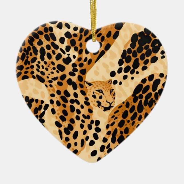 Leopard Print Ornament (Vorne)