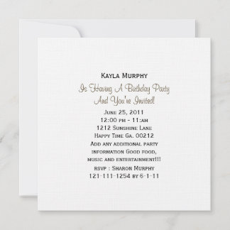 Leopard Print Party Einladungen