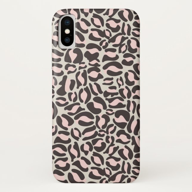 Leopard Print Pattern Dschungel Pink Case-Mate iPhone Hülle (Rückseite)