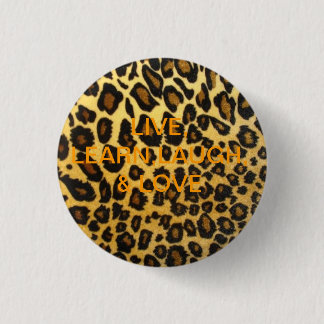 Leopard print.png, LEBEN, LERNEN, LACHEN, Button