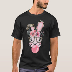Leopard Print Rabbit Bunny Blasblase Gum East T-Shirt