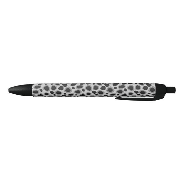 Leopard Print - Schatten von Grau Kugelschreiber (Unterseite)