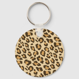 Leopard Print Schlüsselanhänger