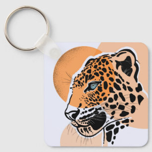 Leopard Print Schlüsselanhänger - Tierzubehör