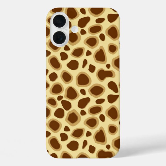 Leopard Print - Schokolade Brown und Camel Tan Case-Mate iPhone Hülle (Rückseite)