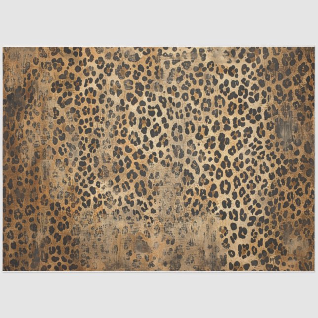 Leopard Print Seidenpapier (Vorderseite)