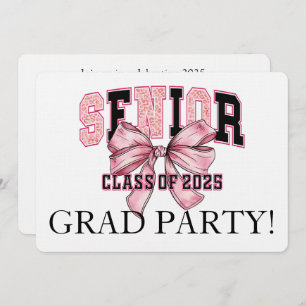 Leopard Print Senior Celebration Einladung