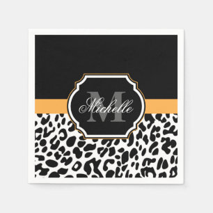 Leopard Print Serviette