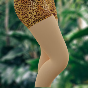 Leopard Print Shorts Kostüme Leggings