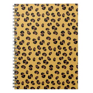 Leopard Print Spiral Notebook Notizblock