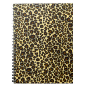 Leopard Print Spiral Notebook Notizblock