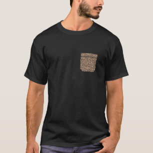 Leopard Print Spot Imitats Pocket Cheetah Wilde Ti T-Shirt