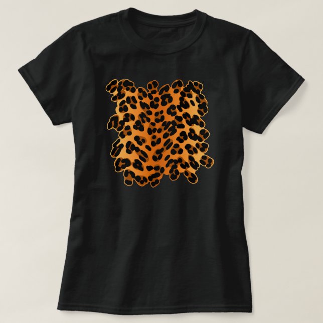 Leopard Print T-Shirt (Design vorne)
