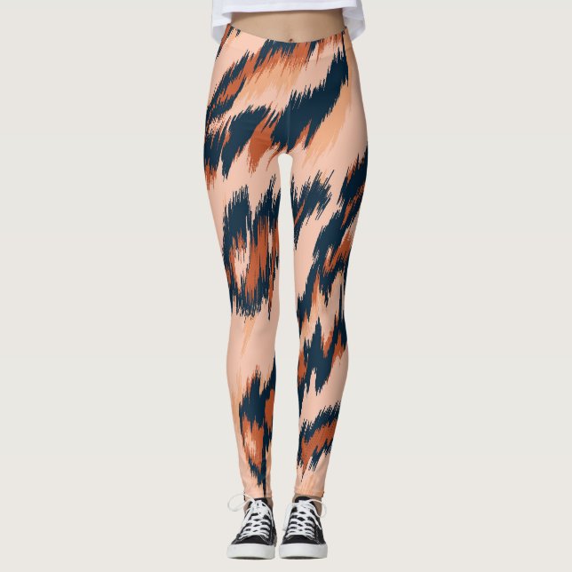 Leopard Print: Textil Nahtlos Design. Leggings (Vorderseite)