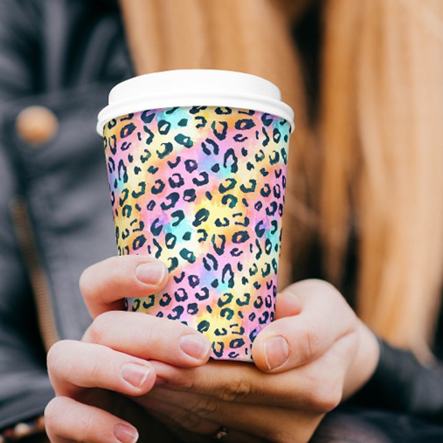 Leopard Print Tiere Geburtstag Pappbecher (Von Creator hochgeladen)