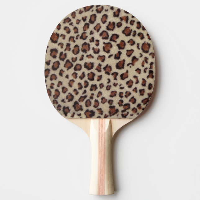 Leopard Print Tischtennis Schläger (Vorderseite)