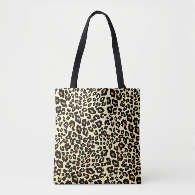 Leopard Print Totasche Art (Vorderseite)