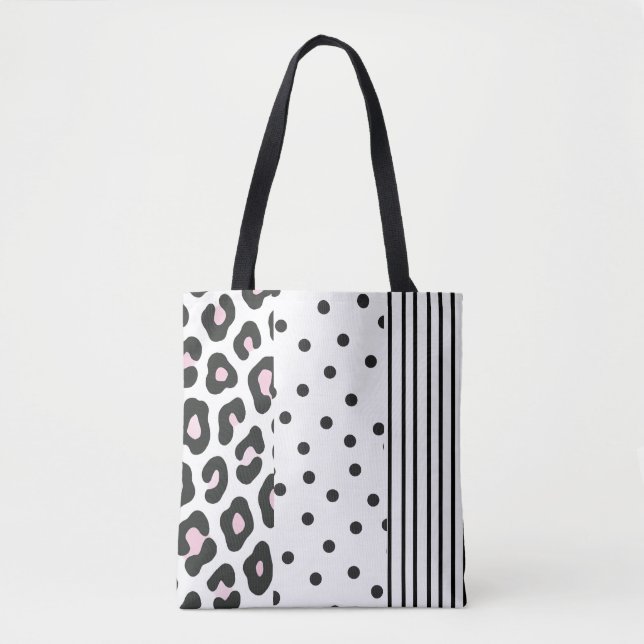 Leopard Print Tote Bag (Vorderseite)