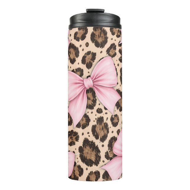 Leopard print tumbler  thermosbecher (Vorderseite)