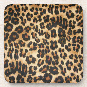 Leopard Print Untersetzer Set