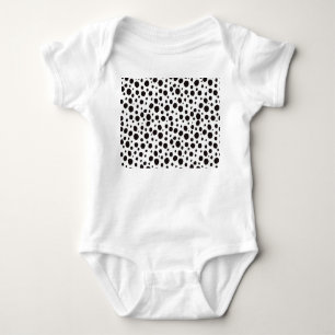 Leopard Print Vintag Nahtlos Design Baby Strampler