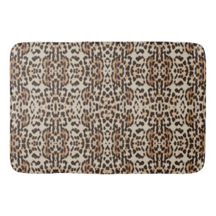 Leopard Print Wild Animal Badematte