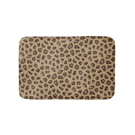 Leopard Print Wildlife Safari Badematte