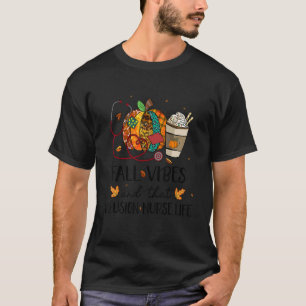 Leopard Pumpkin Fall Vibes und diese Infusion Kran T-Shirt