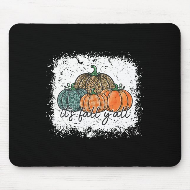 Leopard Pumpkin Herbst Herbst Erntedank Mousepad (Vorne)