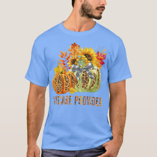Leopard Pumpkins Tagesstätte fällt im Herbst als T-Shirt