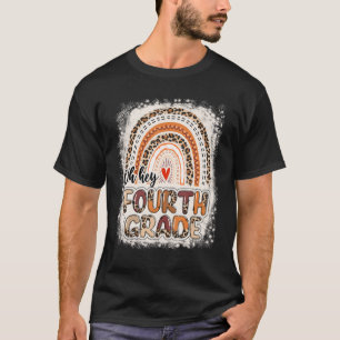 Leopard Rainbow geblasen Oh Hey Vierter Rücken T-Shirt