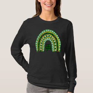Leopard Rainbow Irish Kleeblatts St Patrick S Day  T-Shirt