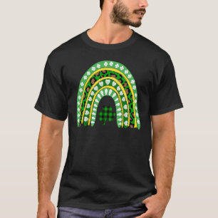 Leopard Rainbow Irish Kleeblatts St Patrick S Day T-Shirt