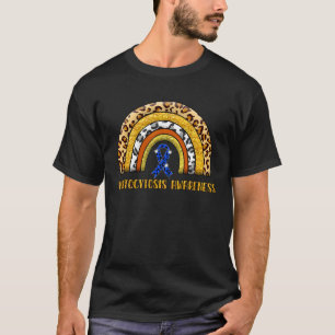 Leopard Rainbow Mastocytosis Warrior T-Shirt