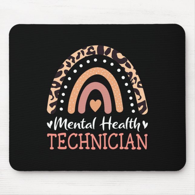 Leopard Rainbow Mousepad (Vorne)