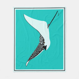 Leopard Ray Throw Blanket Fleecedecke