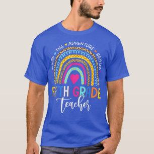 Leopard Regenbogen Fünfte Klasse, in der das Abent T-Shirt