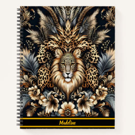 Leopard Retreat: Lounge in Wilder Elegance Notizbuch