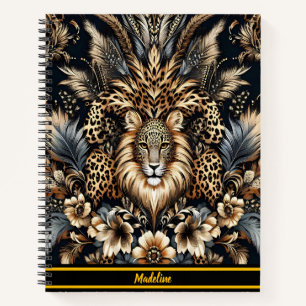 Leopard Retreat: Lounge in Wilder Elegance Notizbuch