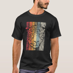 Leopard Retro Vintag Zoo Animal Cheetah Lion Cat T-Shirt