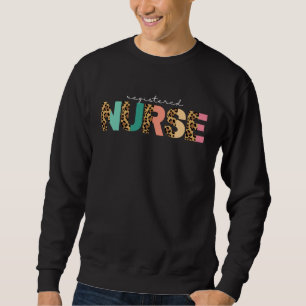 Leopard RN Tag der Wertschätzung für examinierte K Sweatshirt