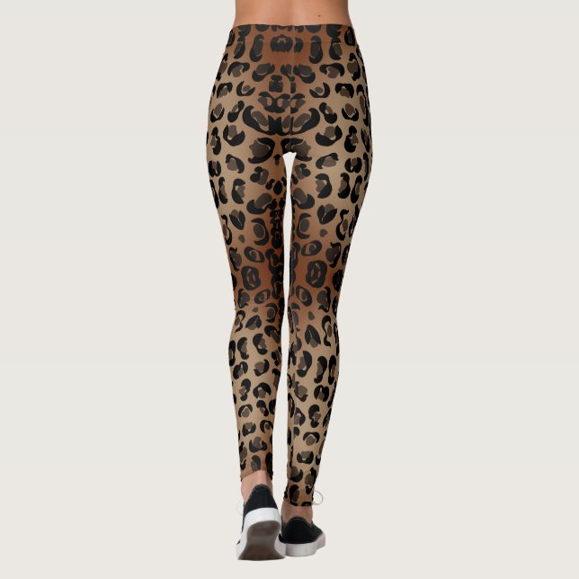 Leopard Safari Print 90 Leggings (Rückseite)