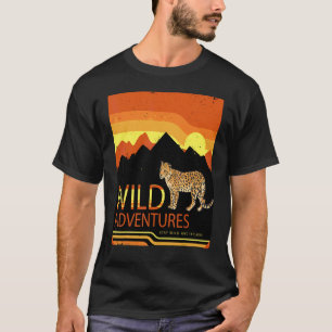 Leopard-Safari-Savanne Afrika Wildkatze Abenteuer T-Shirt